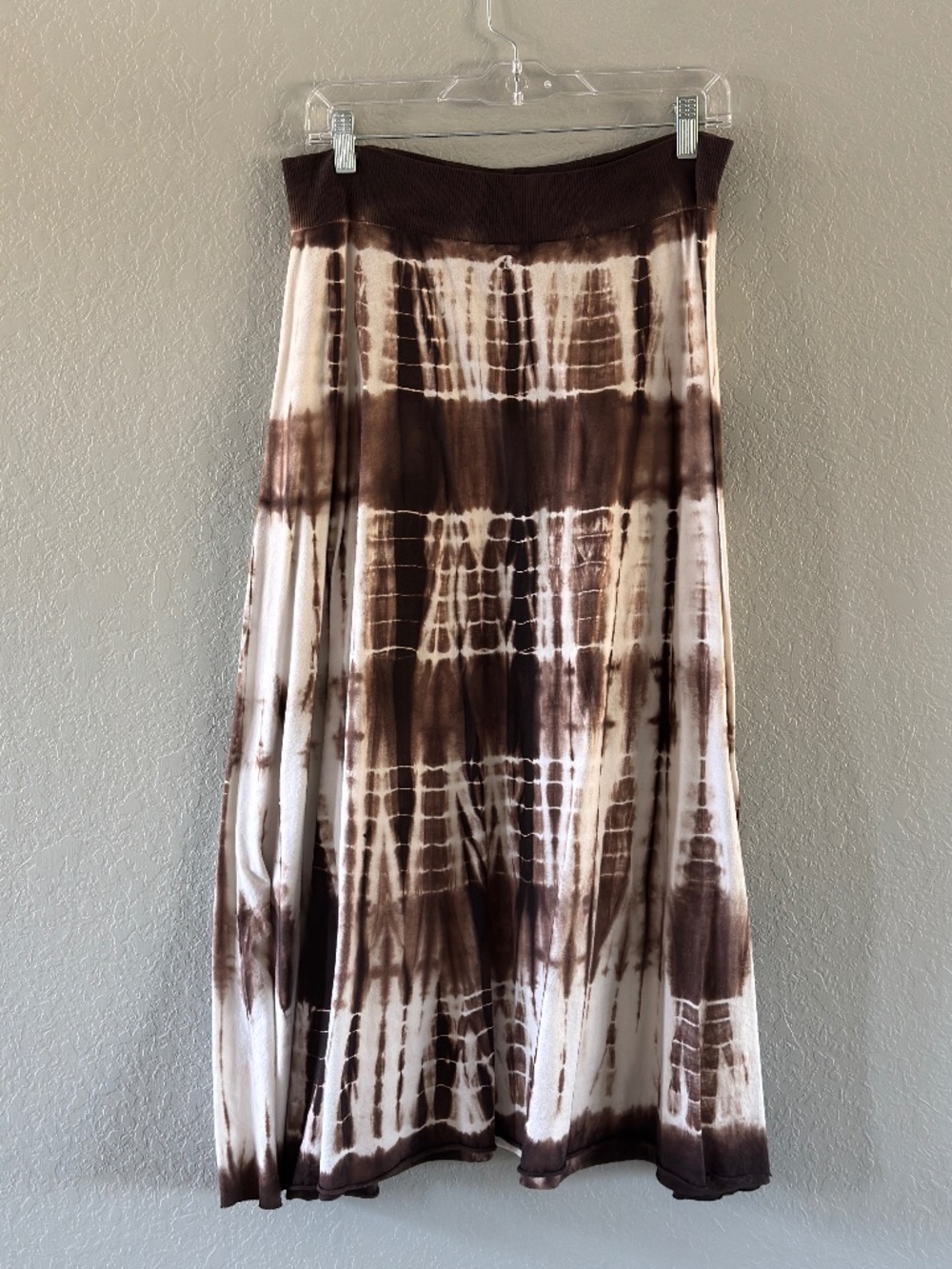 Tie dye boho maxi skirt